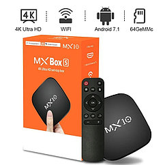 ТВ-приставка 2,4G Wifi Allwinner PK3228 8 Гб медиаплеер MX10 4k