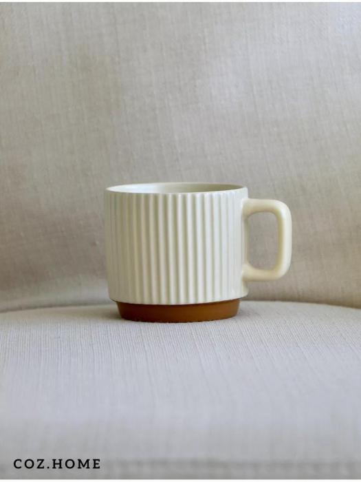 Кружки для чая кофе керамические чашки кофейные чайные бежевые красивый подарочный набор 2 штуки в подарок - фото 8 - id-p219679070