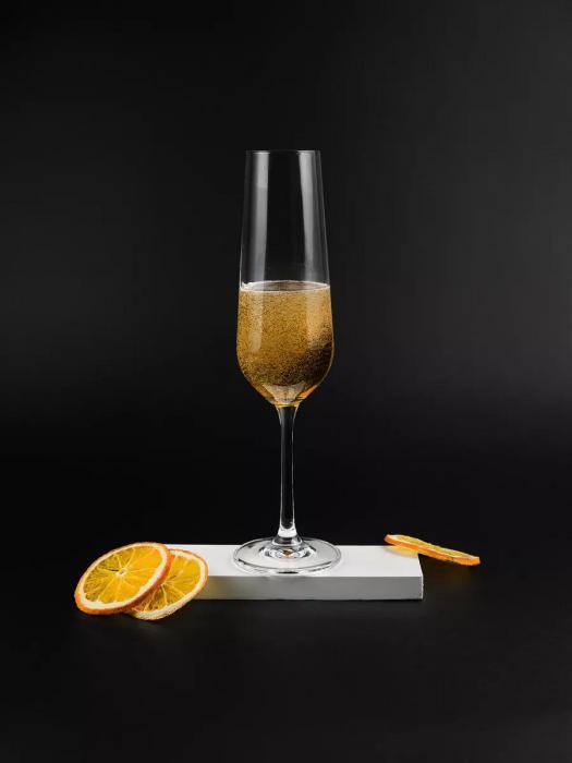 Бокалы для вина и коктейлей Фужеры для шампанского стекло на ножке Подарочный винный новогодний набор 6 штук - фото 3 - id-p219679076
