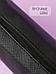 Косметичка женская маленькая дорожная кожаная на молнии мини сумка пенал органайзер для косметики кисти черная, фото 9