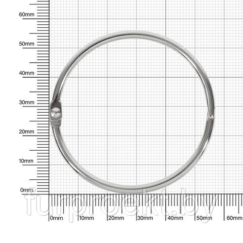 Кольцо разъемное Е 007 внутр d=48 мм (2,5 мм) никель роллинг