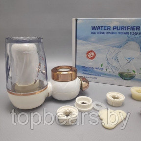 Фильтр-насадка на кран для проточной воды Water Purifier LJ-HYS-0702 Золото - фото 1 - id-p219684685