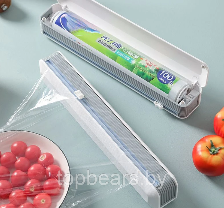 Кухонный диспенсер для пищевой пленки и фольги Cling film cutter с резаком 36.50 см - фото 10 - id-p219684686