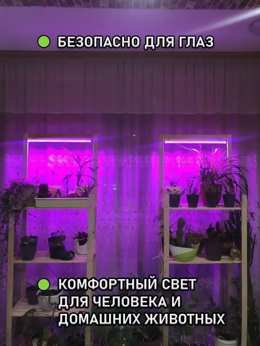 Фитолампа-светильник для растений полного спектра (3 лампы) - фото 6 - id-p219684722