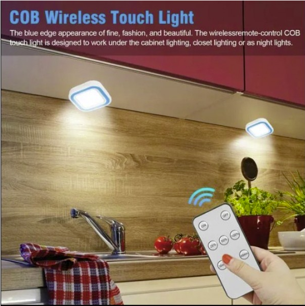 Набор портативных светодиодных светильников с пультом ДУ LED Light with Remote Control (3 шт.) - фото 6 - id-p219689496