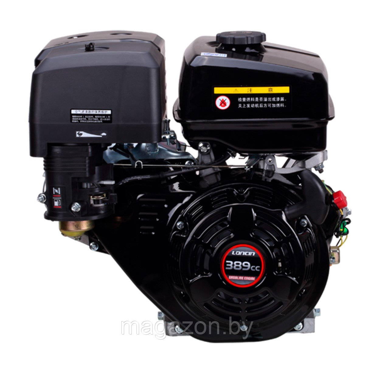 Двигатель бензиновый LONCIN G390F (13.0 л.с., 25*60 мм, шпонка) - фото 1 - id-p219689895