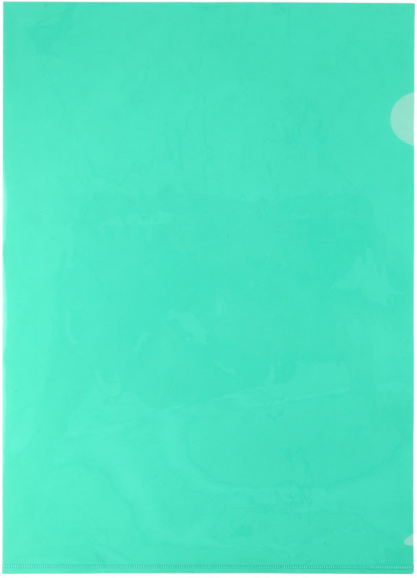 Папка-уголок пластиковая Attache Е-310 А4+ толщина пластика 0,18 мм, прозрачная зеленая - фото 2 - id-p216330865