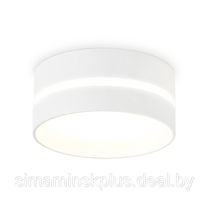 Накладной светильник со сменной лампой TN5388, GX53, 85х85х41 мм, цвет белый песок, белый матовый - фото 1 - id-p219690124