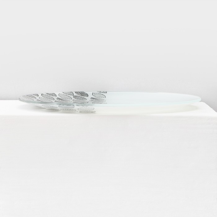 Набор столовый 7 предметов "Исландия" (29,5 см - 1 шт, 21,5 см - 6 шт), цвет белый, в п/у - фото 4 - id-p219690364