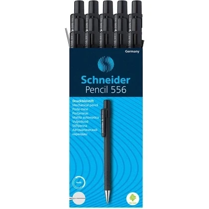 КАРАНДАШ АВТОМАТИЧЕСКИЙ "SCHNEIDER 556", 0.5 ММ, ЧЕРНЫЙ