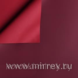 Пленка матовая "Самая нужная двухсторонняя"  58см* 10м, 65мкр, Красный/бордовый