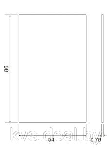 RFID Карта Mifare ISO 13.56MHz IC Thin Card - фото 2 - id-p219694850