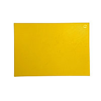 Пластик (Китай) Доска разделочная п/п 500*350*18 мм. желтая поверхность шагрень MGprof /1/10/