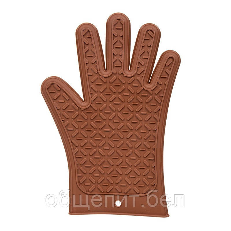 Китай (Силикон) Рукавица (перчатка) термостойкая 27,5*18,5 см. (от -40 до +230°С) силикон (1 шт.) /1/12/