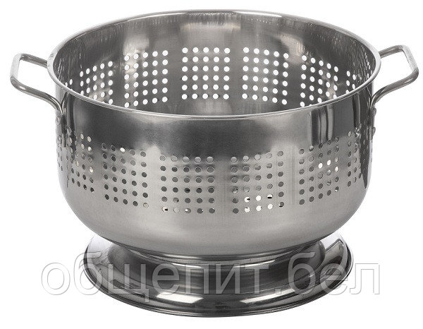 Китай (Нерж) Дуршлаг d=380 мм. 17,5 л. h=235 мм. нерж. /1/