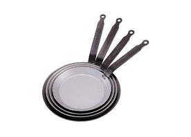 De Buyer (Франция) Сковорода для блинов d=20 см. h=1,5 см. белая сталь (индукция) Carbone Steel De Buyer /1/5/