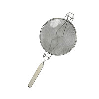 Китай (Нерж) Сито d=230 мм. нерж. с пластик. ручкой /1/25/