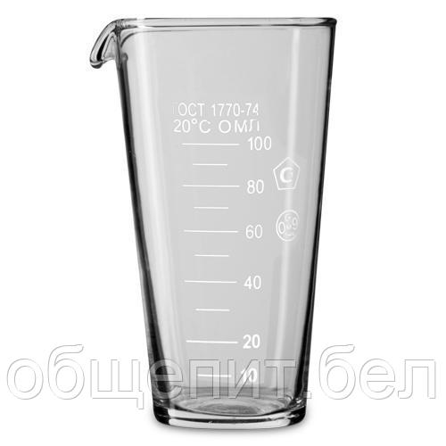 Мерные стаканы (Россия) Мерный стакан 100 мл. ГОСТ 1770-74 /12/ - фото 1 - id-p219695743