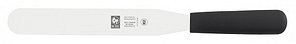 Icel (Португалия) Лопатка 51,5 см. прямая раб. часть 39*4 см. нерж. узкая с пластик. ручкой, черная Icel /1/6/