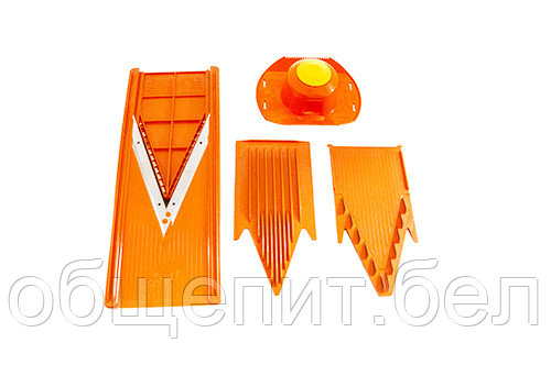 Германия Мандолина (овощерезка) CLASSIC комплект с мультибоксом оранжевая /1/