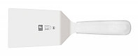 Icel (Португалия) Лопатка 27,5 см. изогнутая раб. часть 11*9 см. нерж. широкая с пластик. ручкой, белая Icel