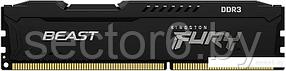 Оперативная память Kingston FURY Beast 8GB DDR3 PC3-14900 KF318C10BB/8