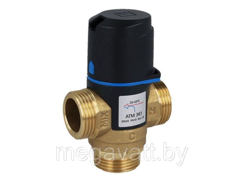 Термостатический смесительный клапан Afriso АТМ 361 1" KVS 1,6 (20-43°С) - фото 1 - id-p219697288