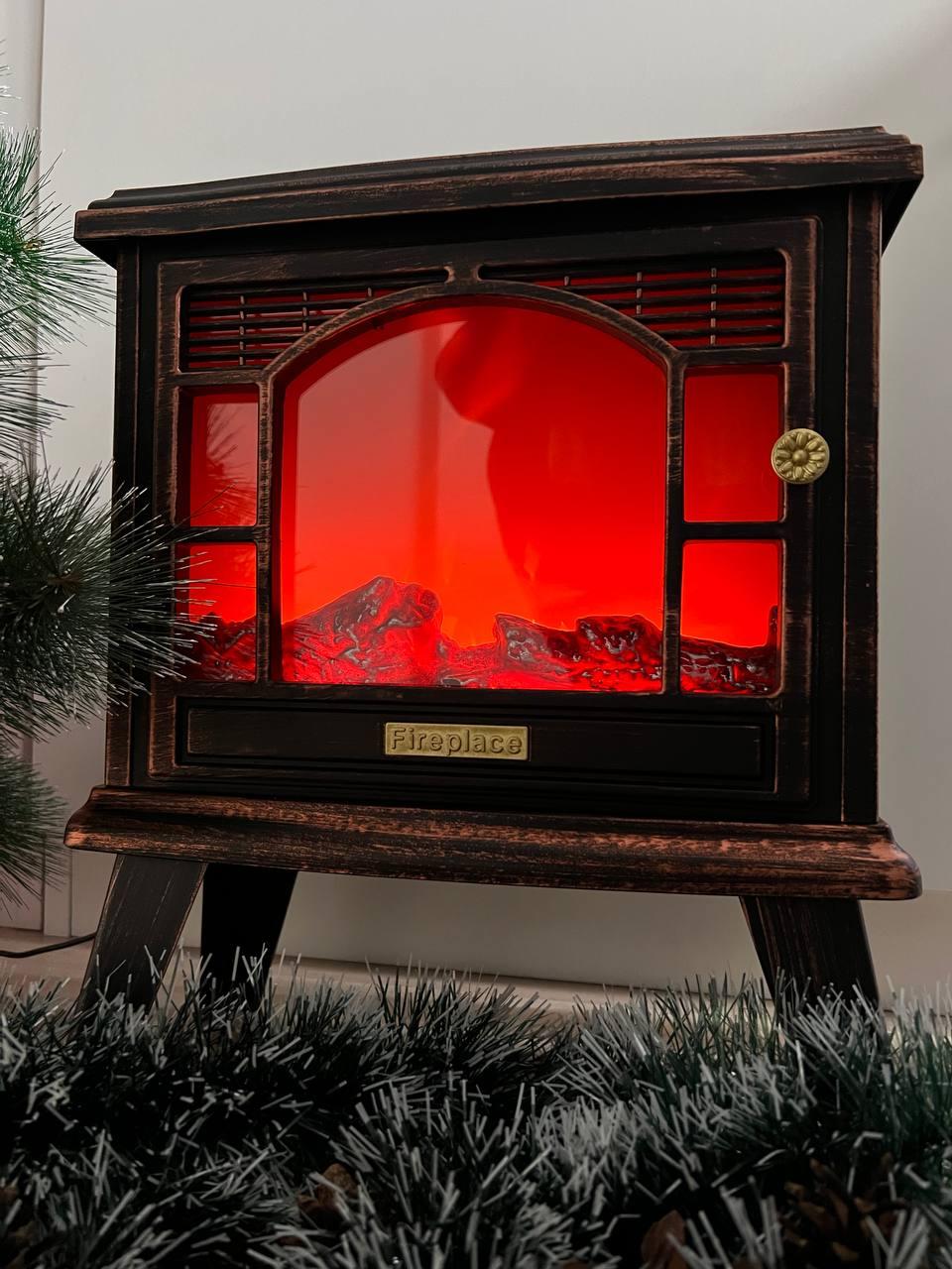 Светодиодный мини-камин декоративный с эффектом живого пламени+ подарок - фото 1 - id-p219697329