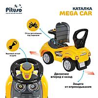 PITUSO Каталка Mega Car сигнал 3-6 лет Yellow/Желтый 381A, фото 10