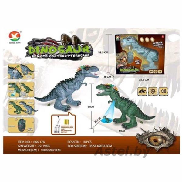 Игрушка Динозавр Радиоуправляемый Тираннозавр 666-17A - фото 2 - id-p219697465