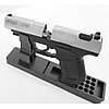 Пистолет пневматический Walther CP 99 (никель с черной рукояткой), фото 4