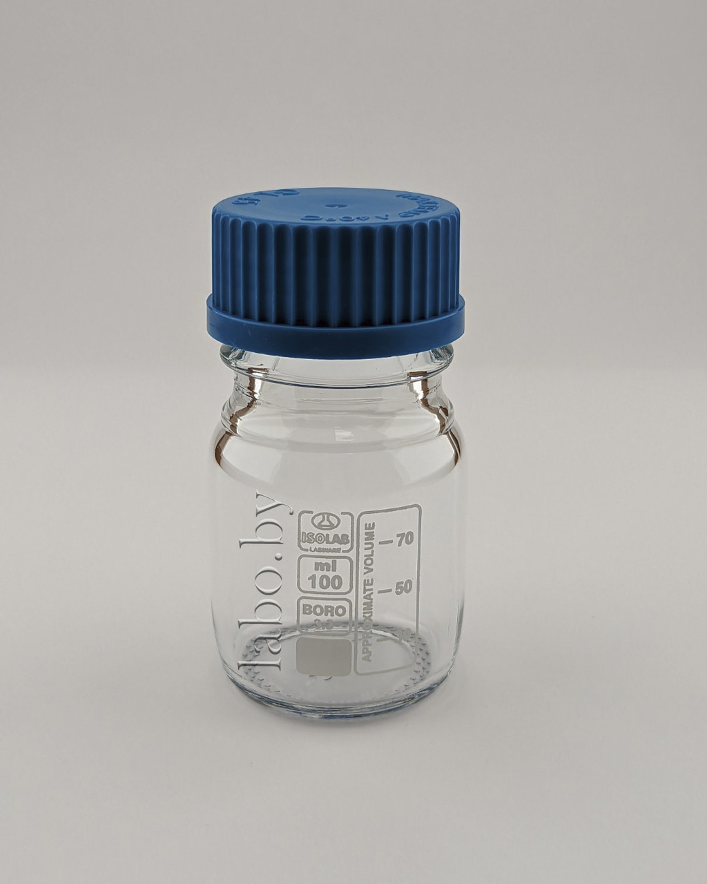 Бутыль прозрачная, GL 45, градуированная, автоклавируемая