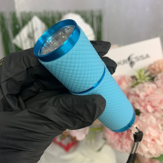 LED-фонарик для сушки ногтей, голубой - фото 1 - id-p219698733