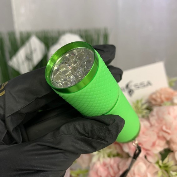 LED-фонарик для сушки ногтей, зеленый - фото 1 - id-p219698760