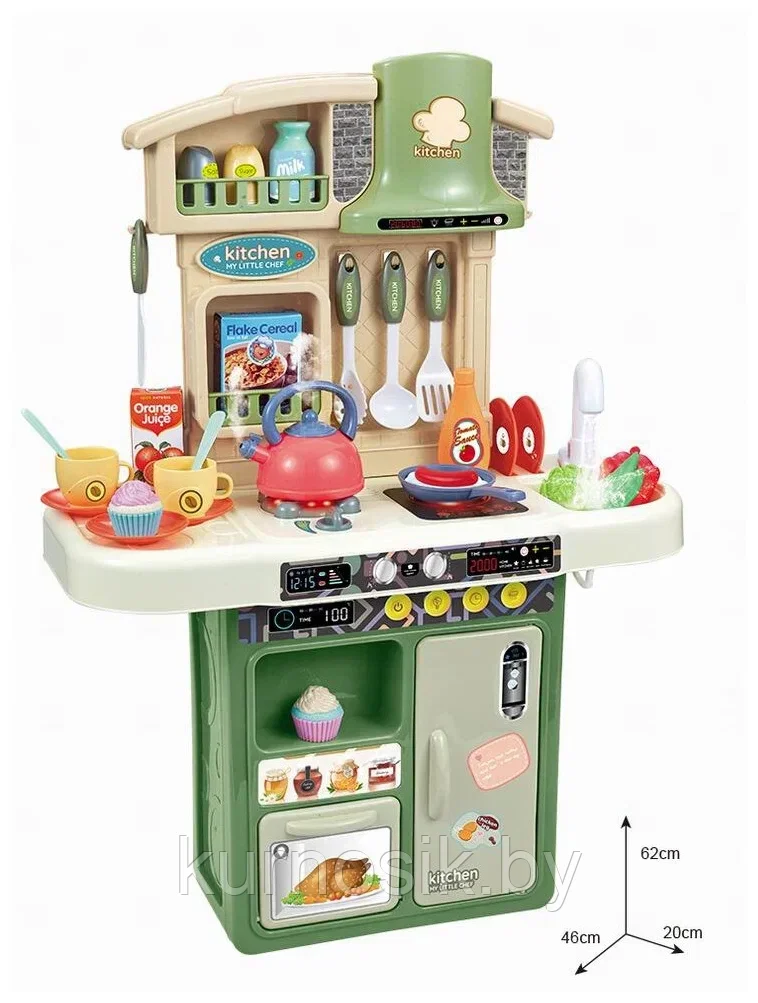 Детская игровая кухня "Моя первая кухня", 42 предмета - фото 2 - id-p219699062