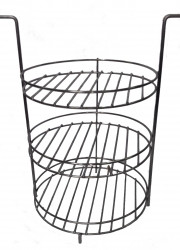 Решетка-гриль 3-х ярусная средняя 27 диаметр с доп.кольцом