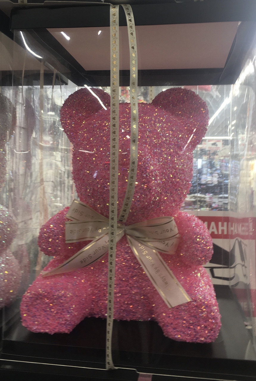 Роскошный Алмазный Мишка для декора праздников или подарок 40 см