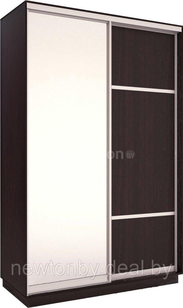 Шкаф распашной Евва 120 VS.03 (венге/серебро) - фото 1 - id-p219703165