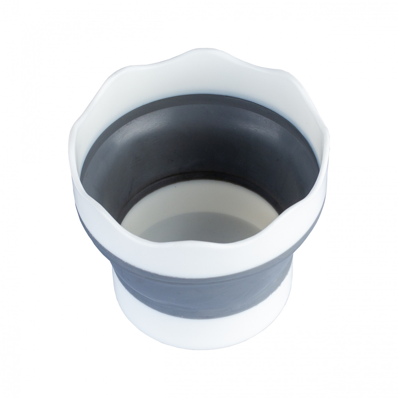Стакан для воды "Ладога" складной, диаметр 9,5 см, высота 7 см, серый - фото 1 - id-p219703182