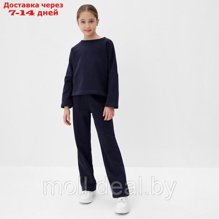 Свитшот детский MINAKU, цвет темно-синий, рост 158 см - фото 2 - id-p219687936