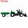 Трактор педальный DOLU Ranchero, с прицепом и ковшом, клаксон, цвет зеленый 8048, фото 4