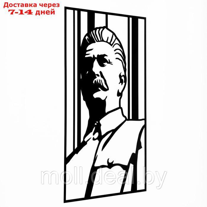 Панно металлическое "Сталин" 45х30см - фото 2 - id-p219688009