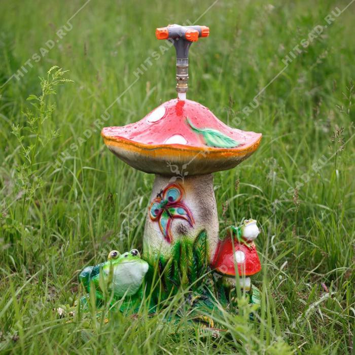 Поливалка гриб с лягушками - фото 1 - id-p219235445
