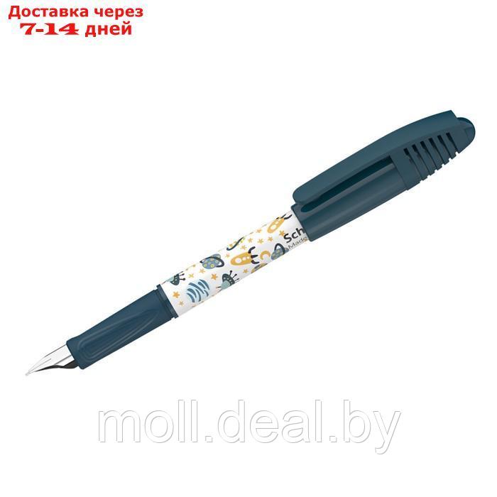 Ручка перьевая Schneider "Zippi Space" синяя, 1 картридж, грип, тёмно-синий-белый корпус - фото 2 - id-p219687116