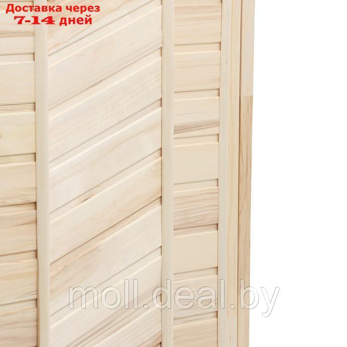Дверь для бани и сауны, размер коробки 180х70 см, универсальная, липа - фото 3 - id-p219684217