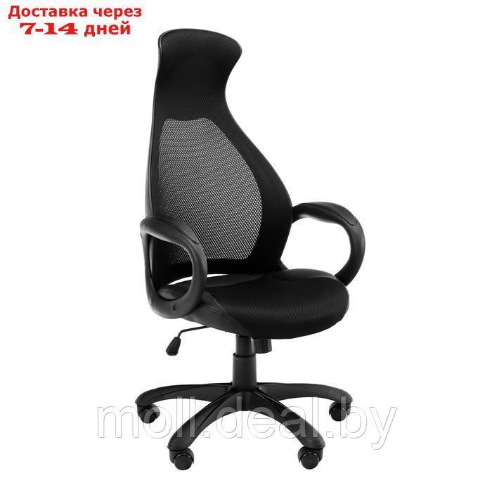 Эргономичное кресло руководителя YS - 717, черное - фото 1 - id-p219688162