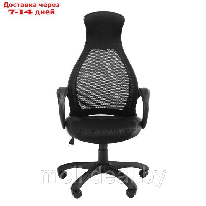 Эргономичное кресло руководителя YS - 717, черное - фото 2 - id-p219688162