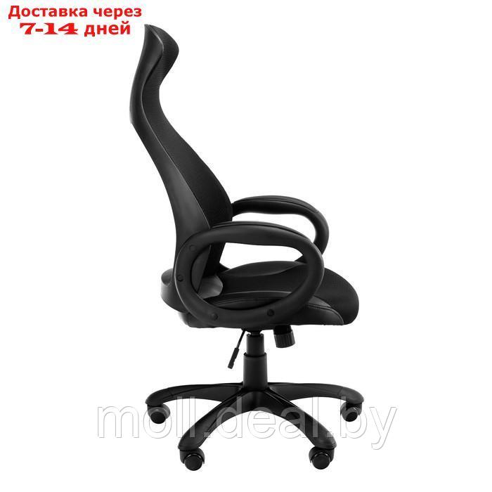 Эргономичное кресло руководителя YS - 717, черное - фото 3 - id-p219688162