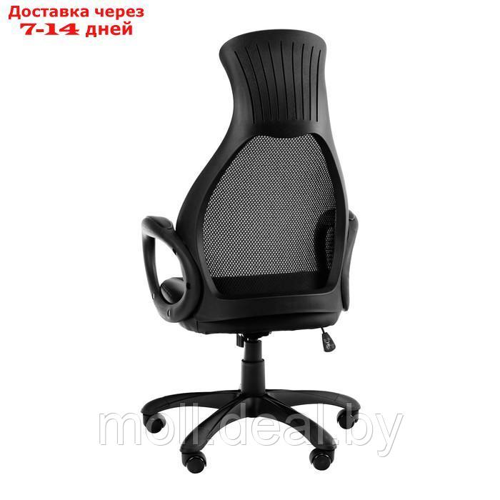 Эргономичное кресло руководителя YS - 717, черное - фото 4 - id-p219688162