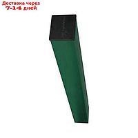 Столб, 60 × 40 × 1.2 мм, h = 2, 5 м, под бетон, зелёный